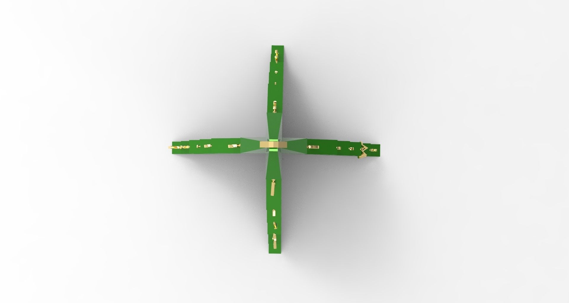 Alphabetical Christmas Tree with Three Feet Height 3D print model_5