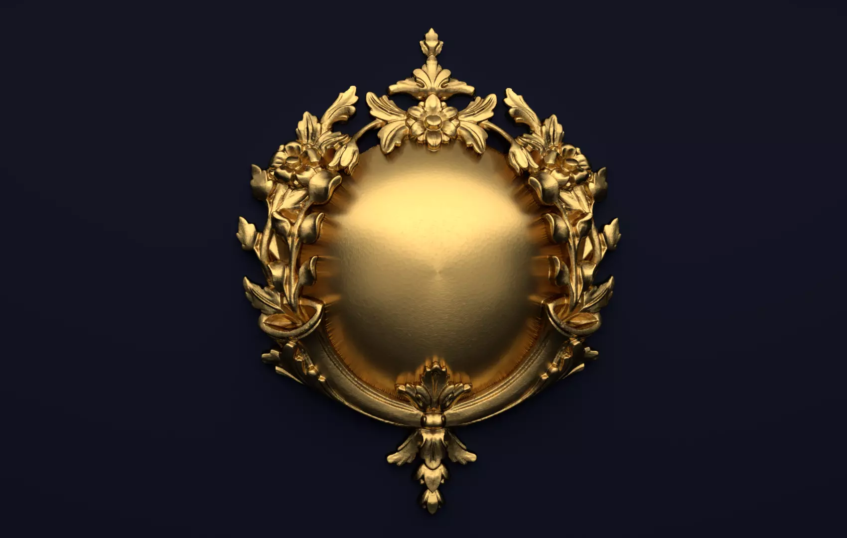 Classic decor ornament v-3D model 43 3D model_0