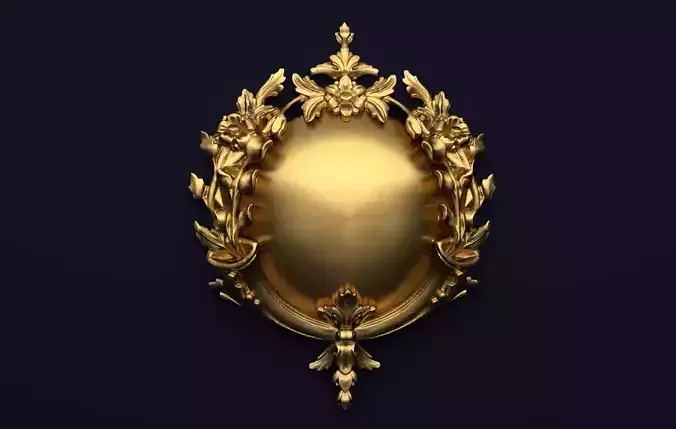 Classic decor ornament v-3D model 43 3D model