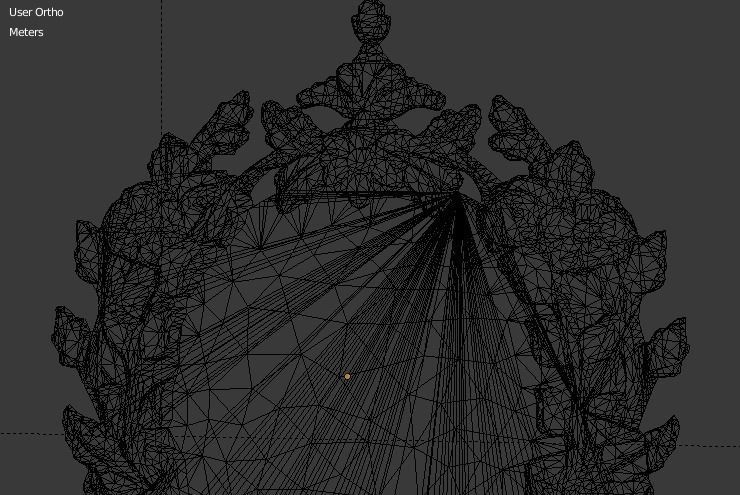 Classic decor ornament v-3D model 43 3D model_4