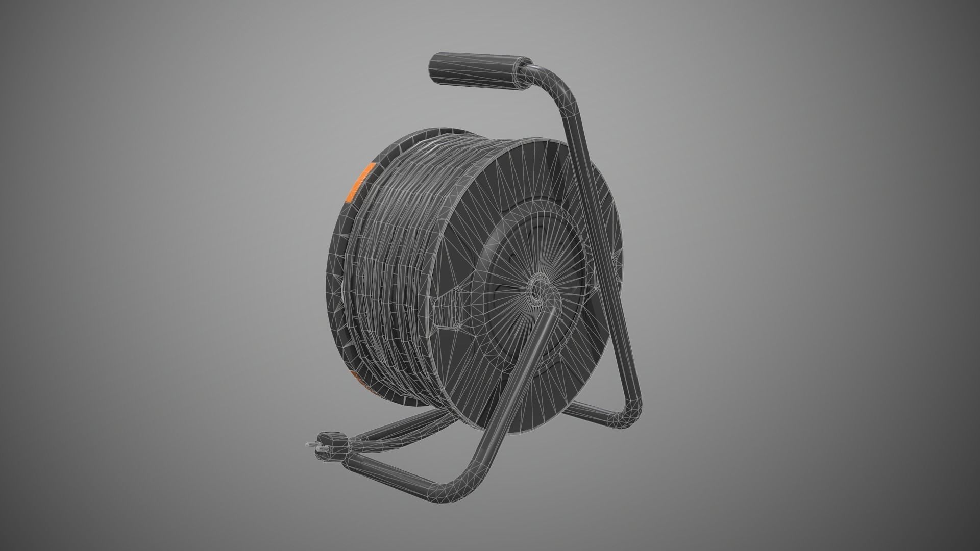 Power Station Portable Outlet Low-poly 3D model_15