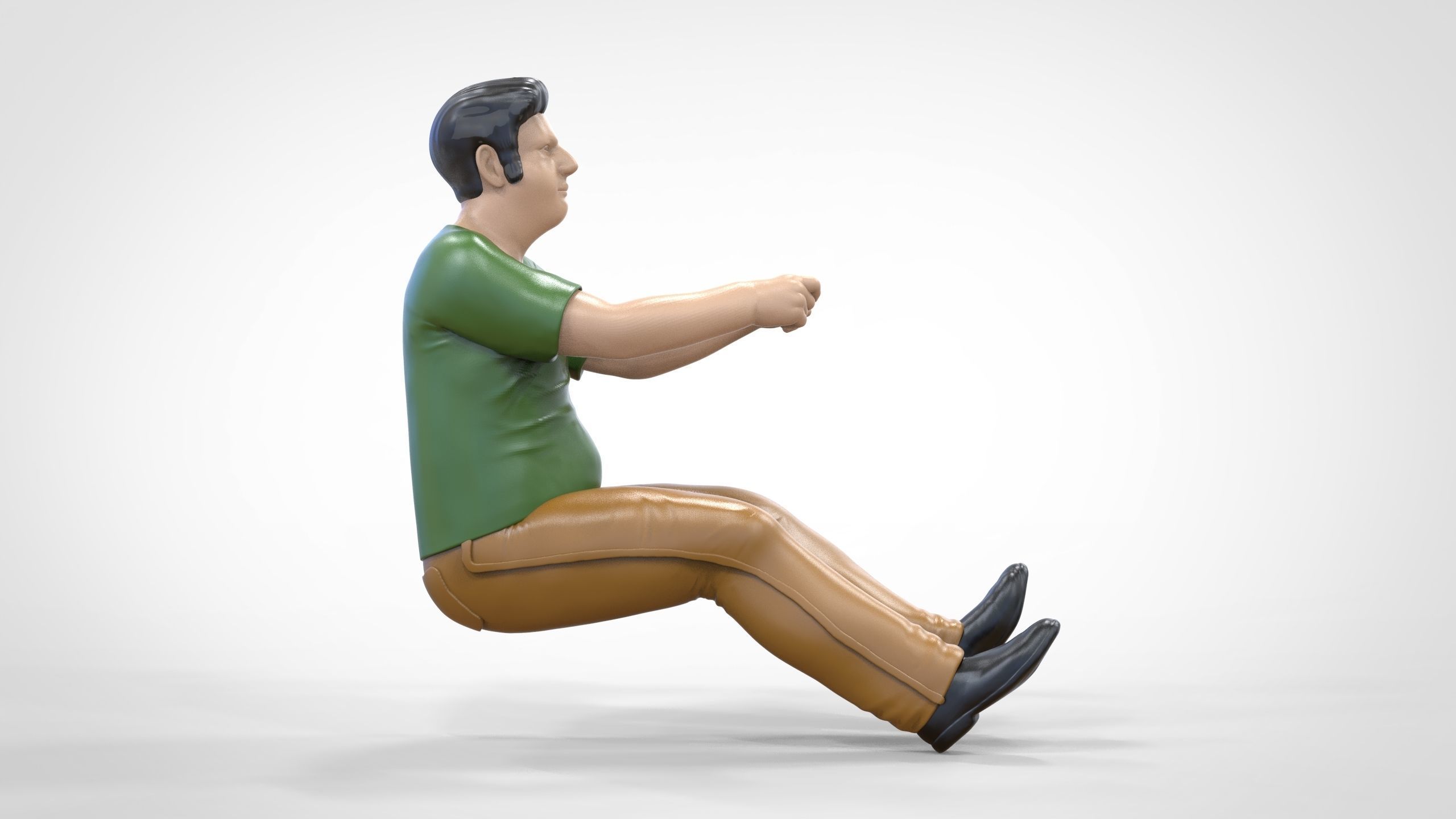 N2 Driver 1 64 Miniature With steering 3D print model_6