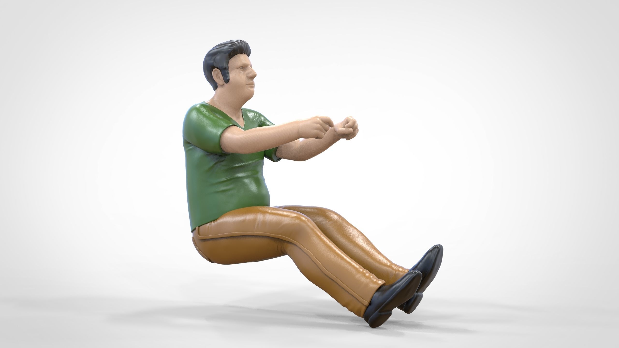 N2 Driver 1 64 Miniature With steering 3D print model_5