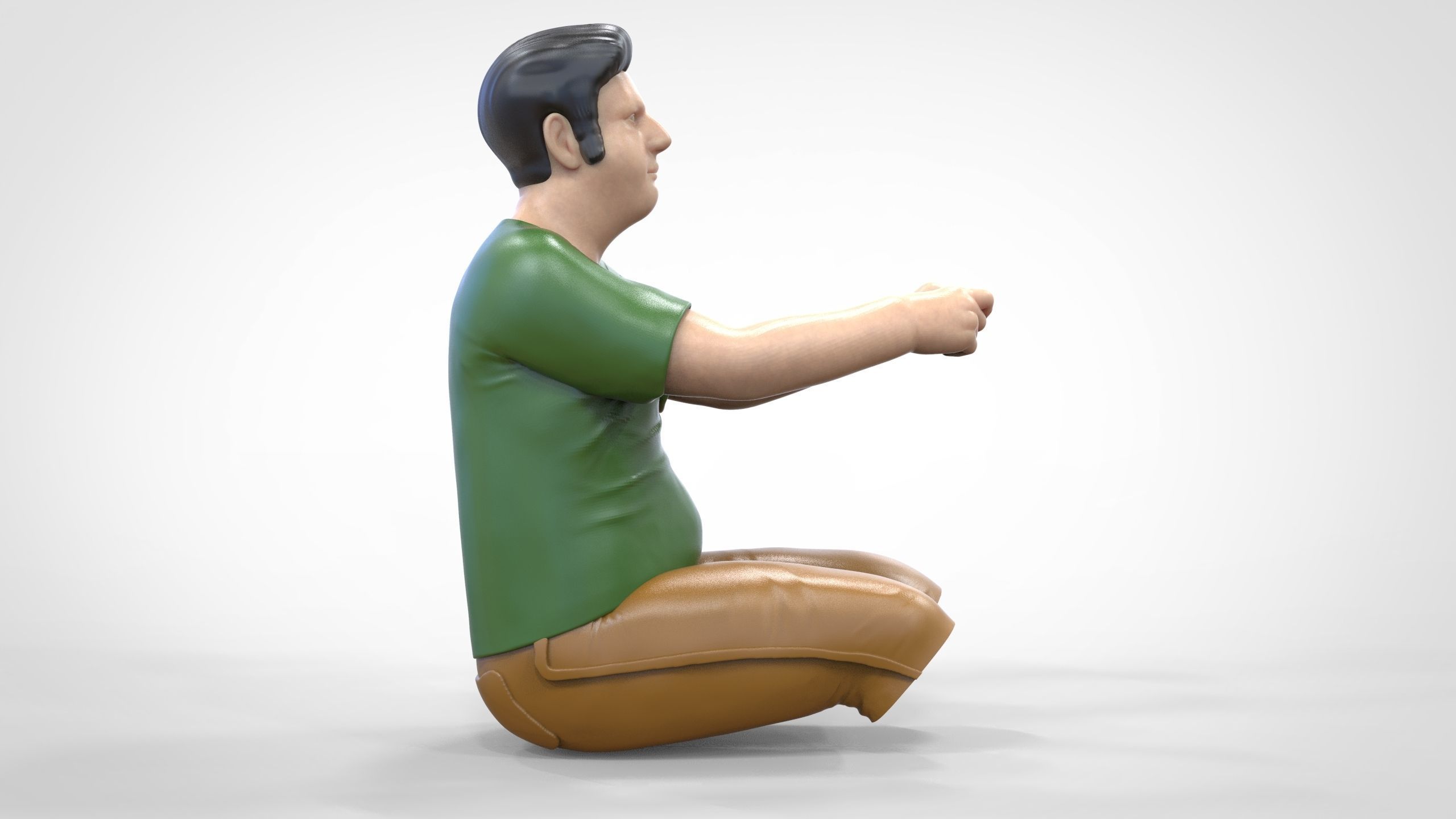 N2 Driver 1 64 Miniature With steering 3D print model_25