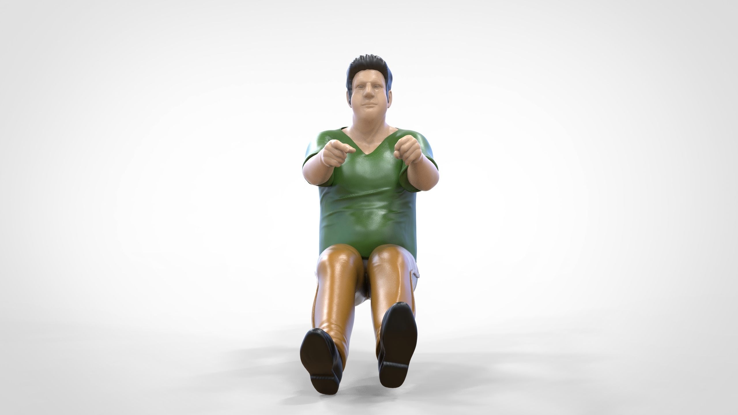 N2 Driver 1 64 Miniature With steering 3D print model_19