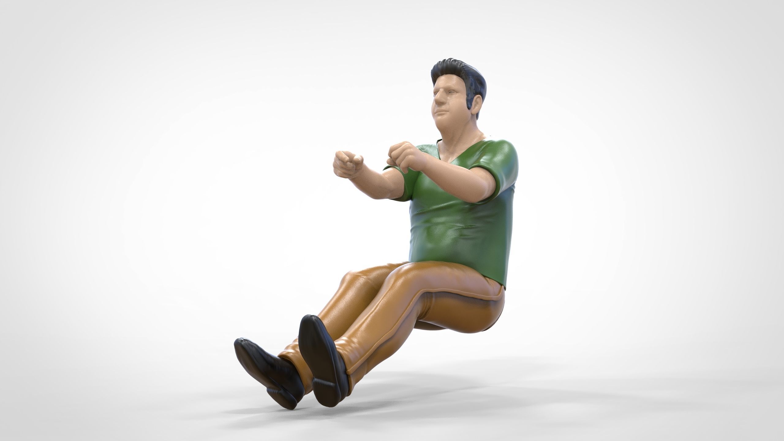 N2 Driver 1 64 Miniature With steering 3D print model_17