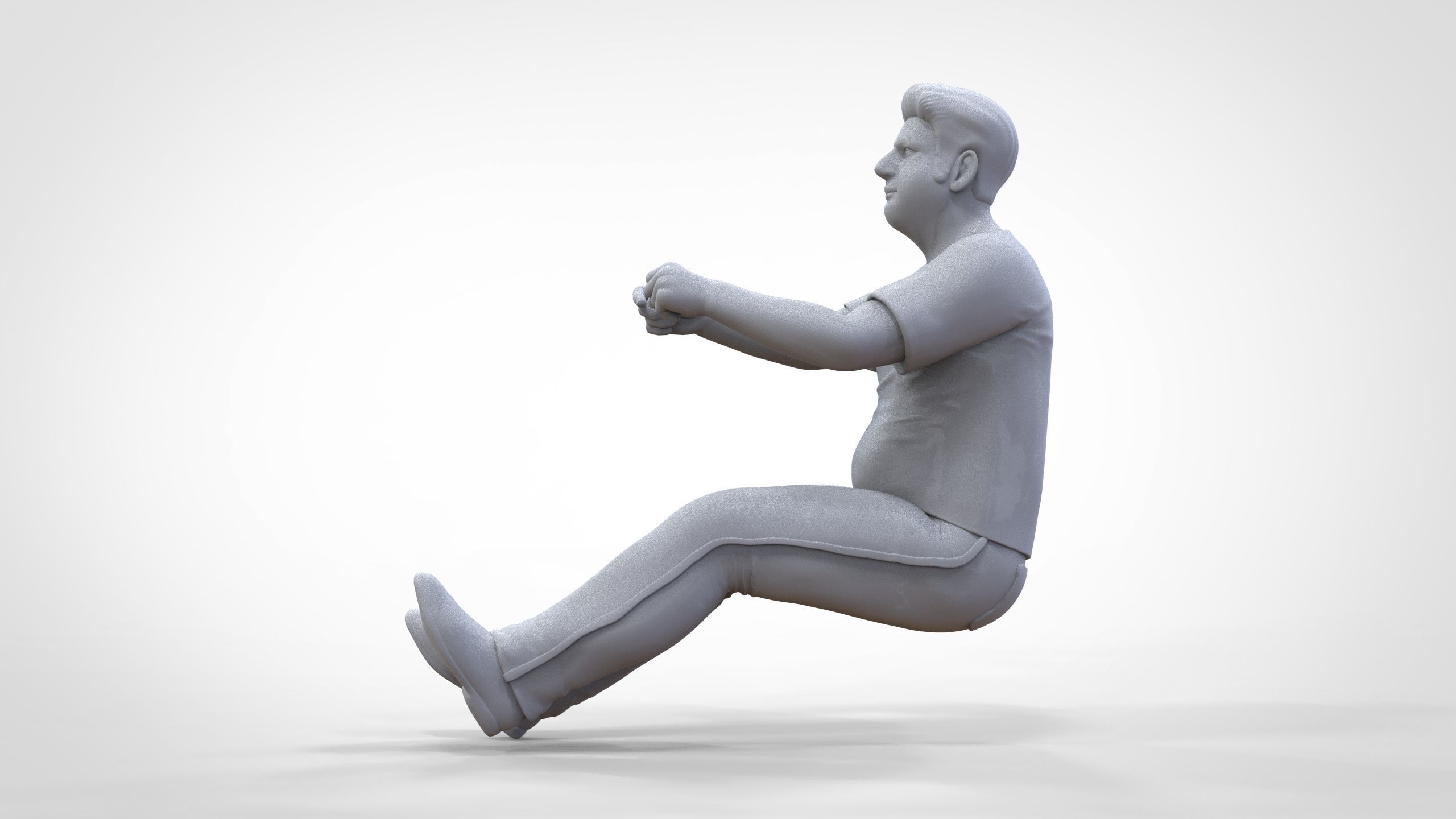 N2 Driver 1 64 Miniature With steering 3D print model_4