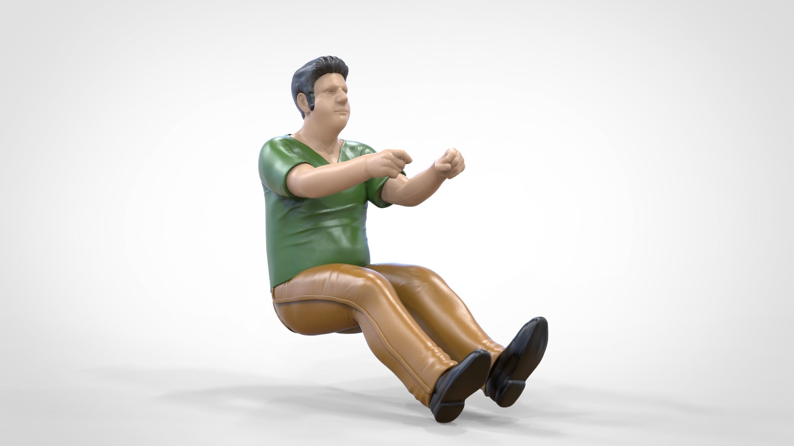 N2 Driver 1 64 Miniature With steering 3D print model_22