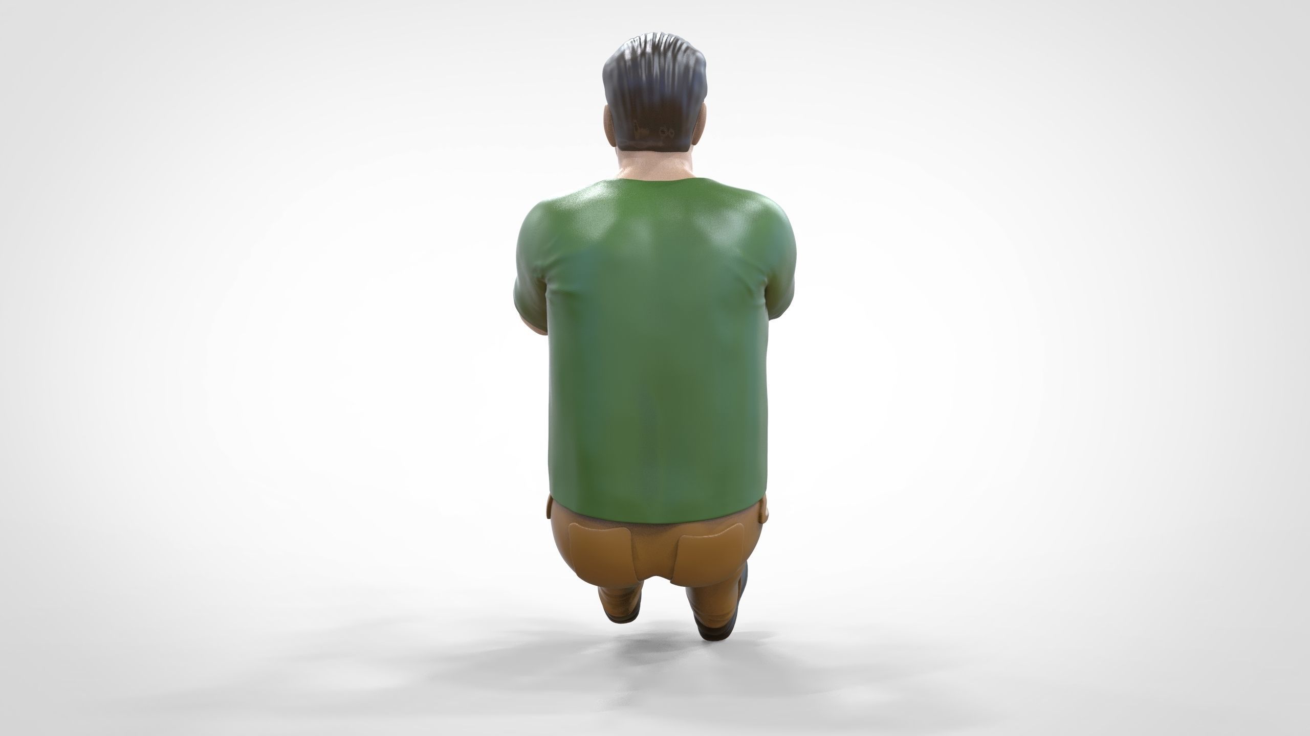 N2 Driver 1 64 Miniature With steering 3D print model_9