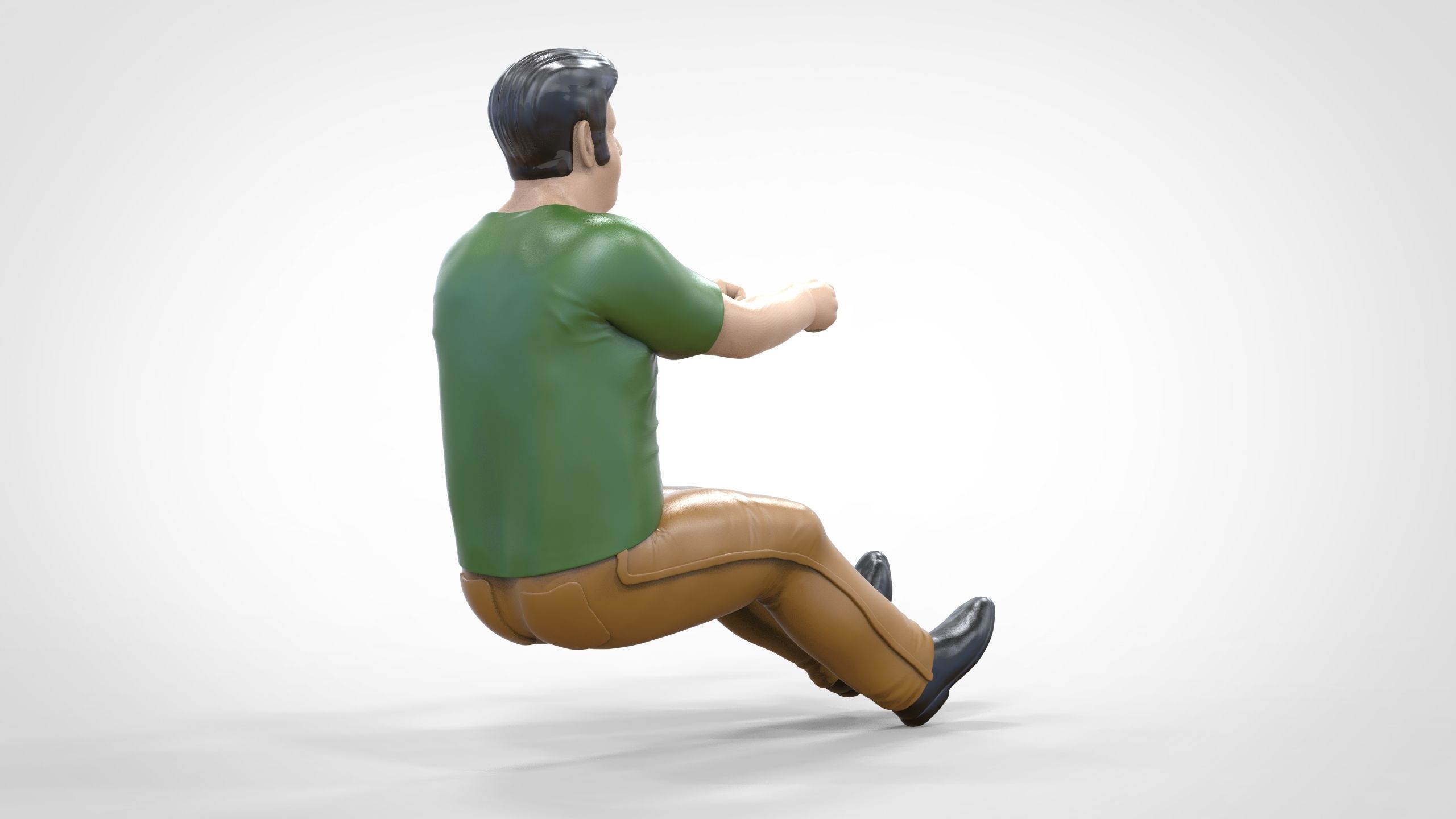 N2 Driver 1 64 Miniature With steering 3D print model_8