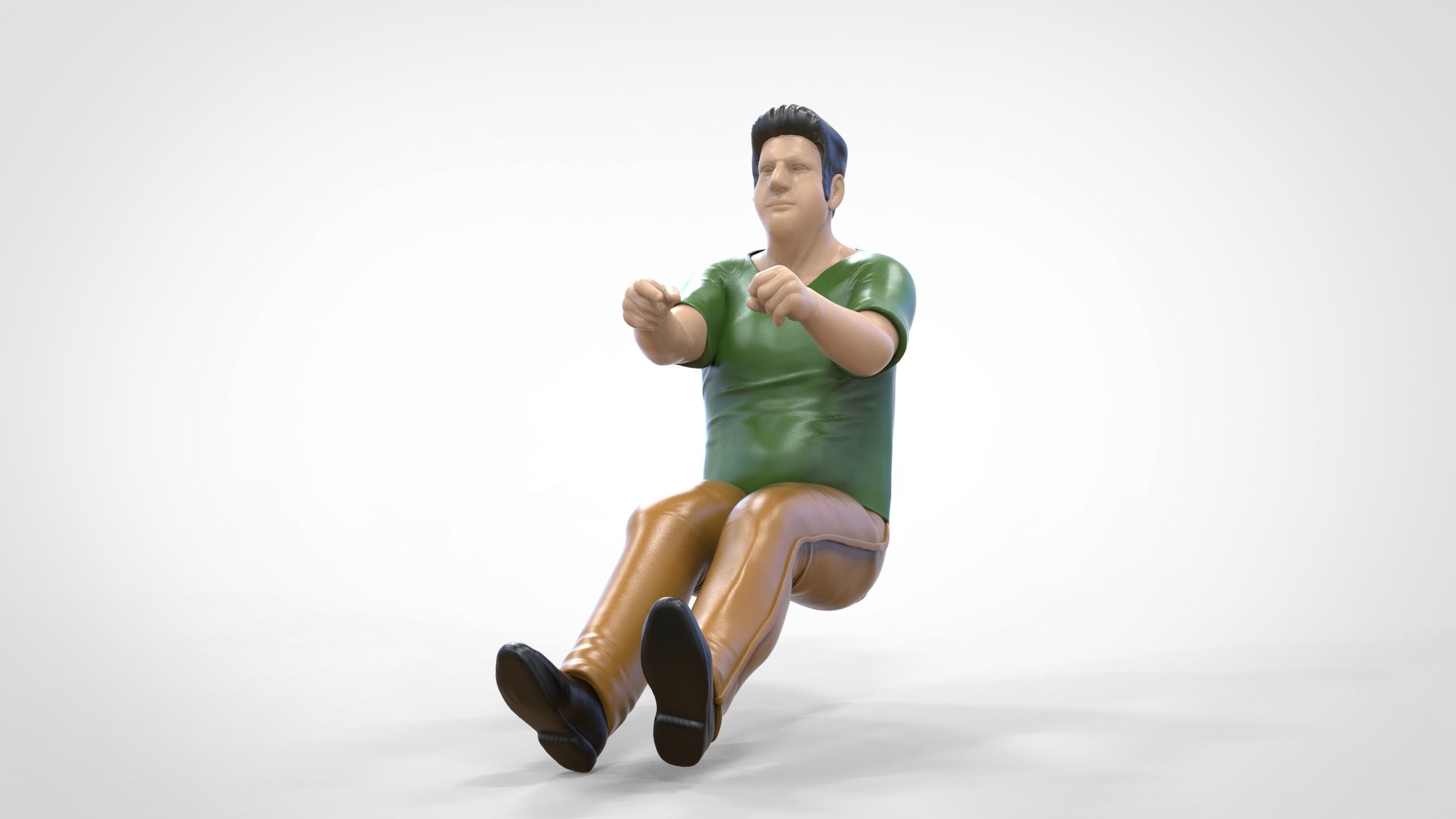 N2 Driver 1 64 Miniature With steering 3D print model_18