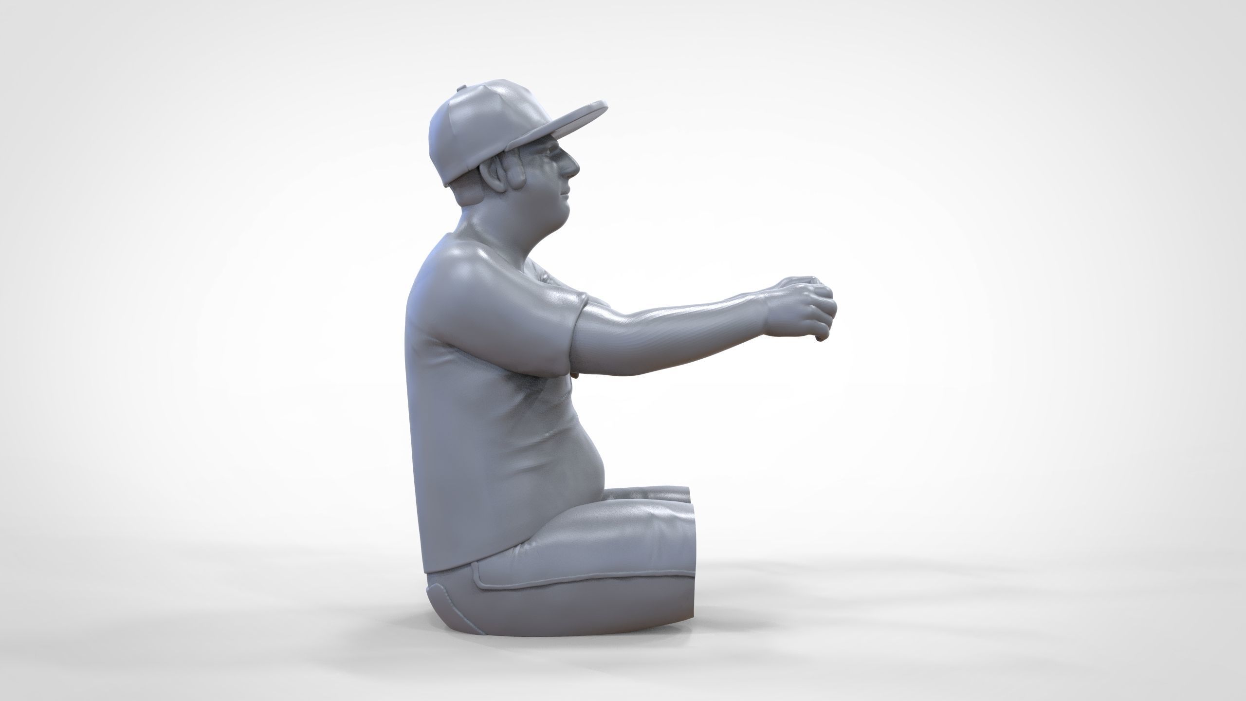 N2 Driver 1 64 Miniature With steering 3D print model_30