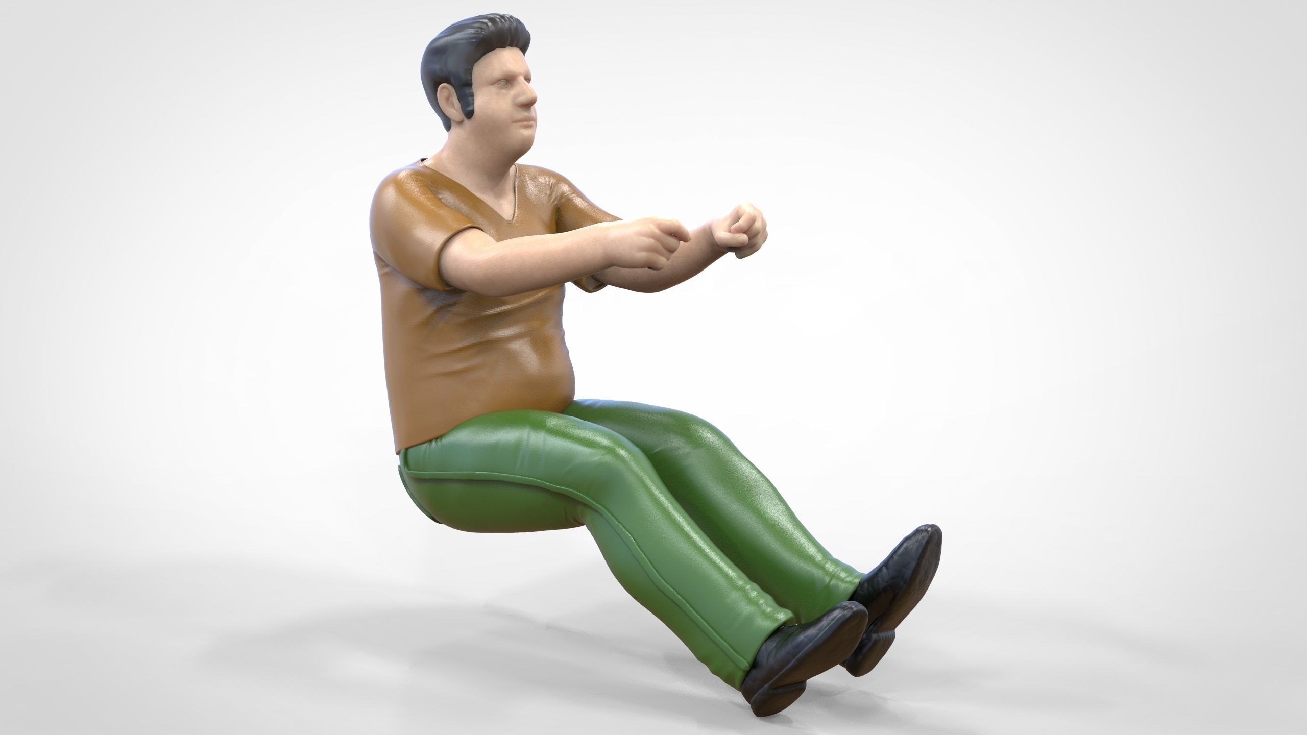 N2 Driver 1 64 Miniature With steering 3D print model_24