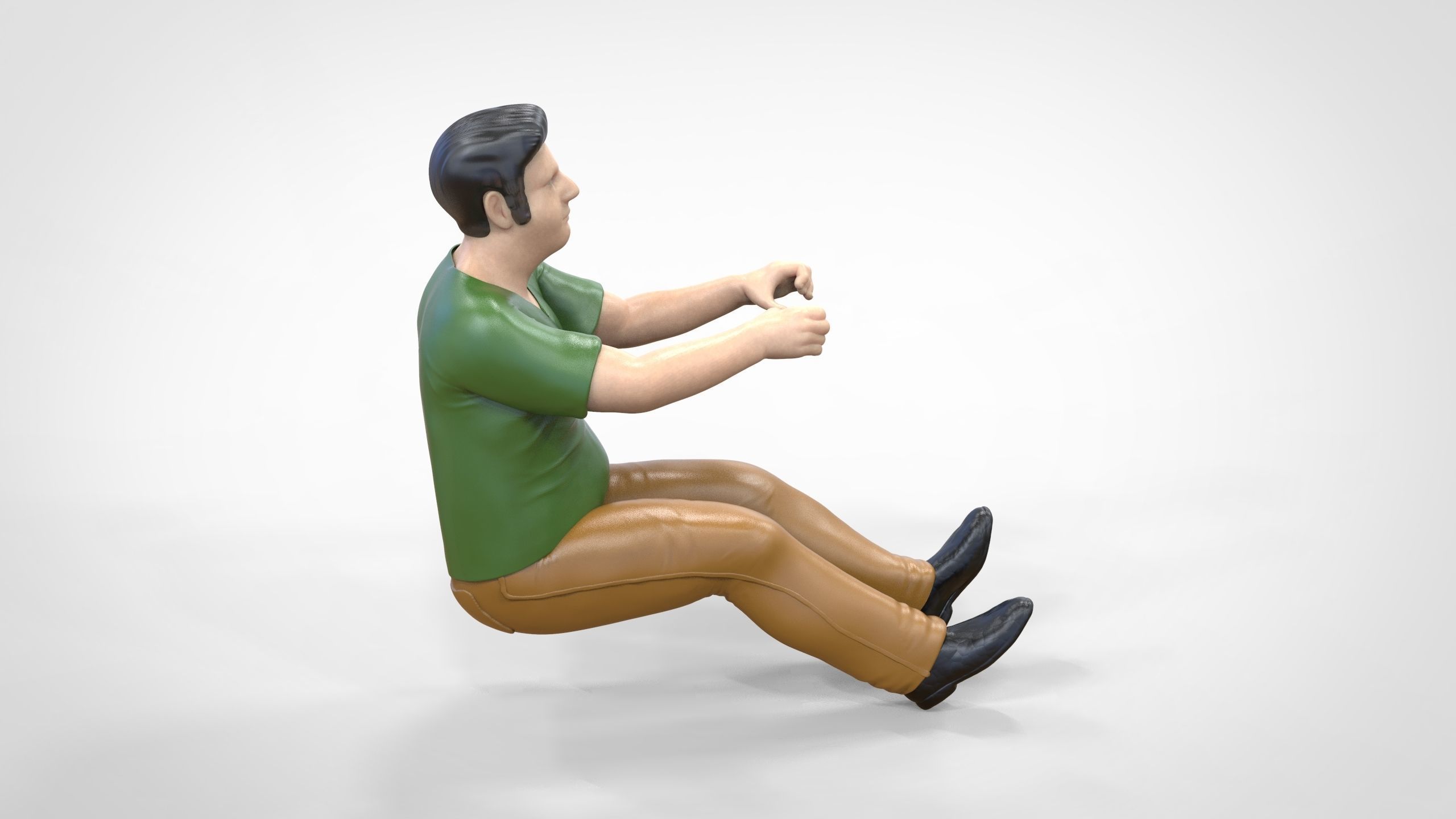 N2 Driver 1 64 Miniature With steering 3D print model_28