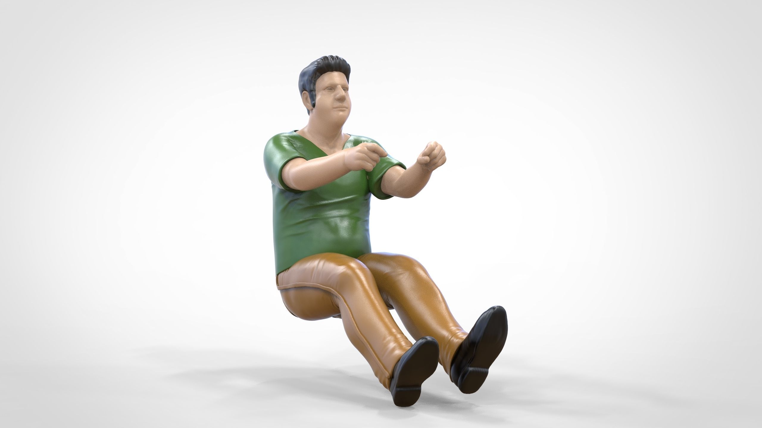 N2 Driver 1 64 Miniature With steering 3D print model_21