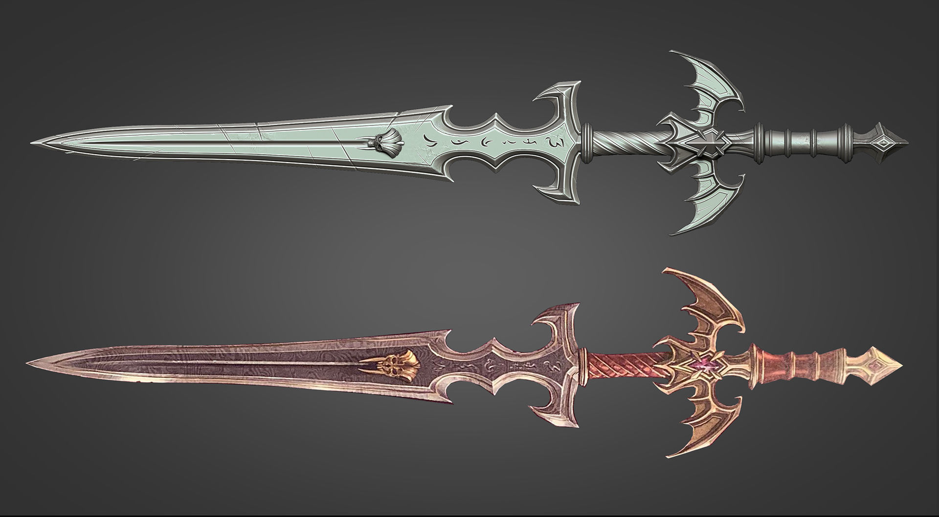 Remornia sword - Artbook version 3D print model_4
