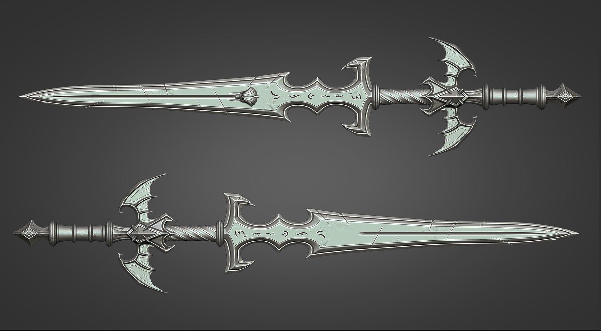 Remornia sword - Artbook version 3D print model_2