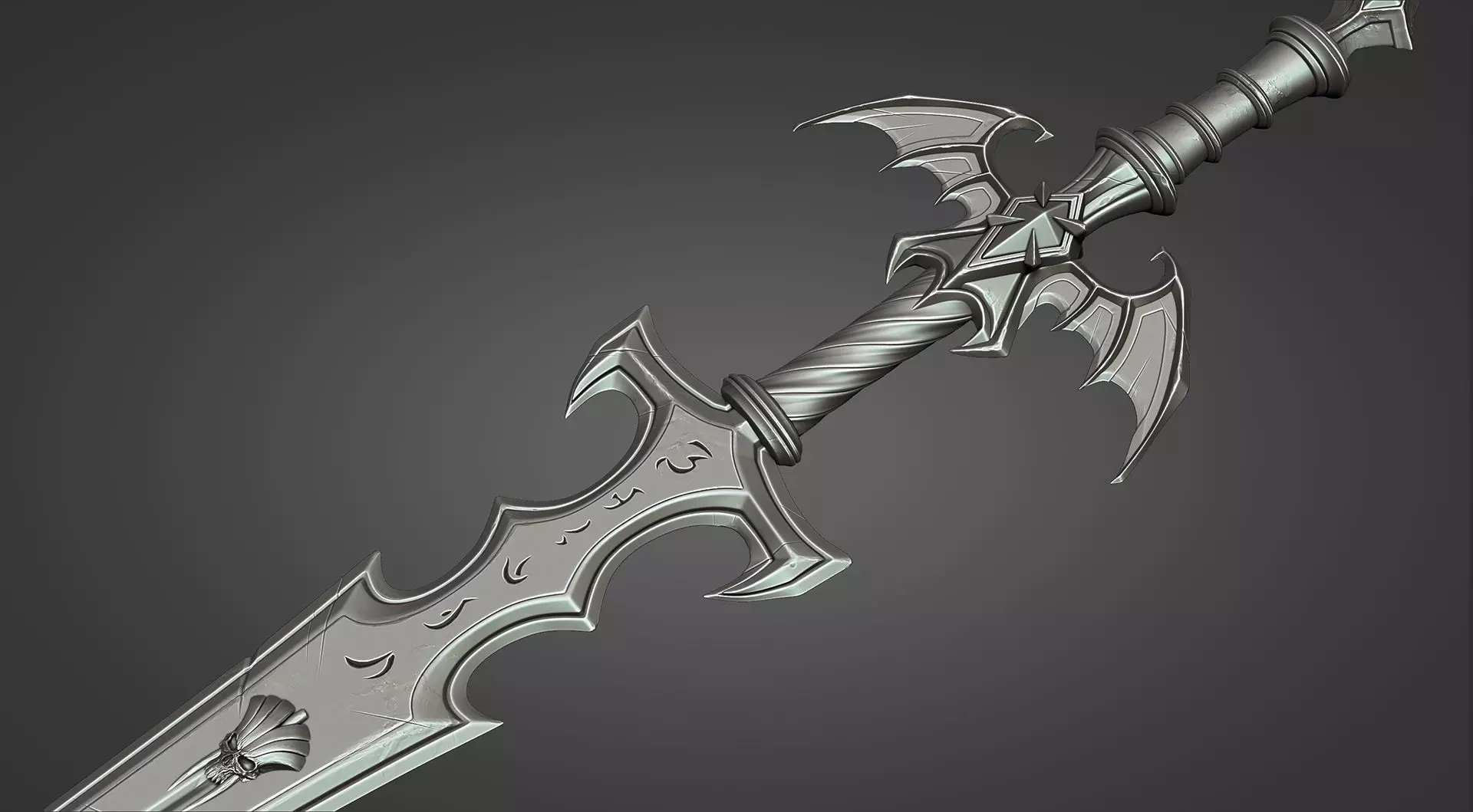 Remornia sword - Artbook version 3D print model_0
