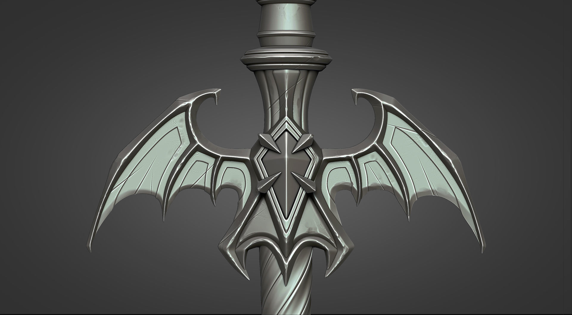 Remornia sword - Artbook version 3D print model_1