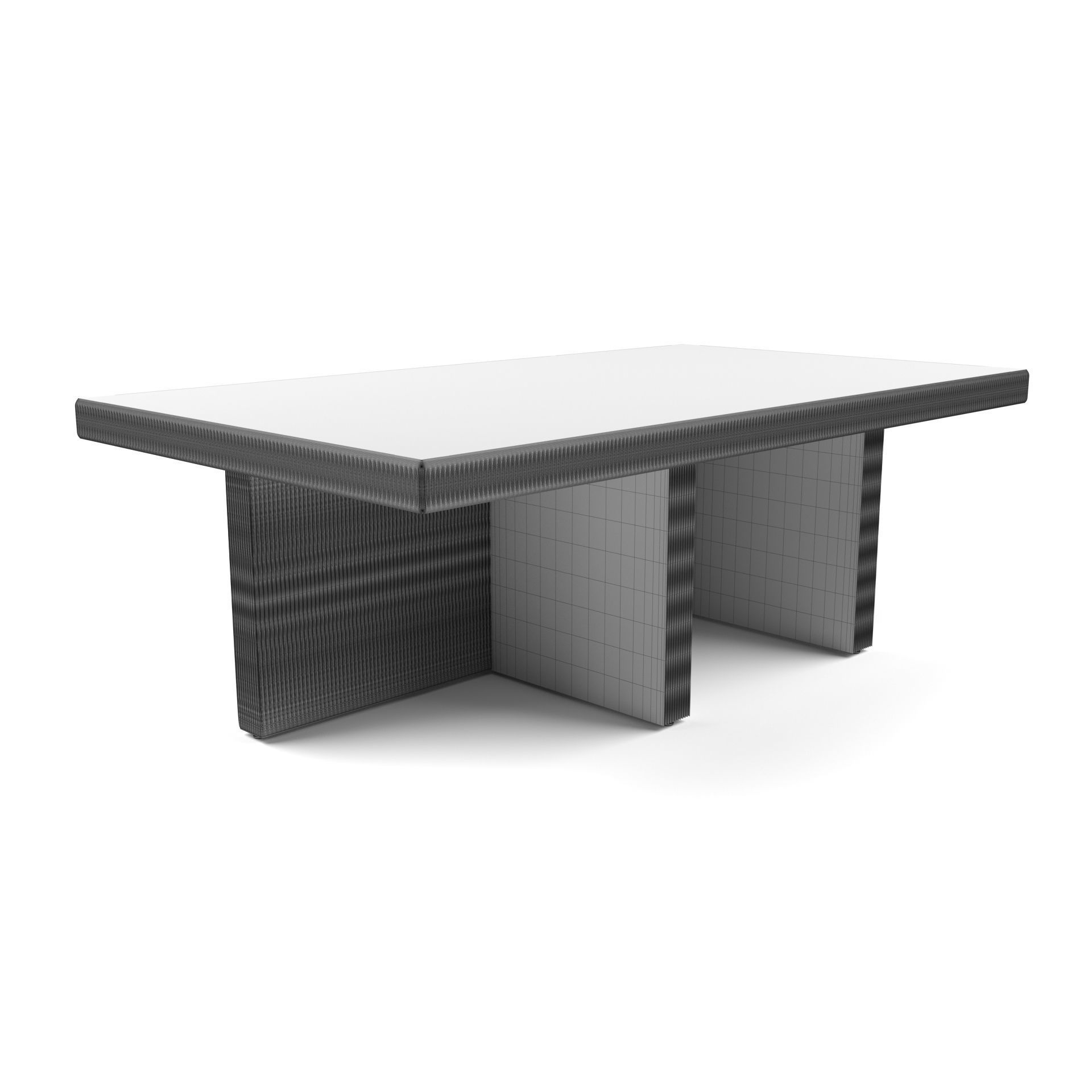 Delano Outdoor Coffee Table 3D model_3