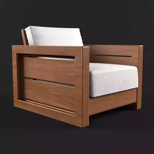 Bali Teak Lounge Chair