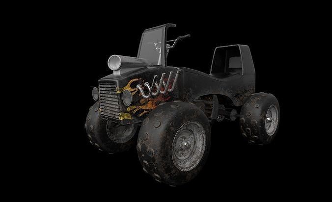 Quad Bike Free 3D model