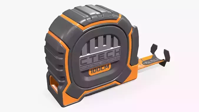 Tape Measure Low-poly 3D model