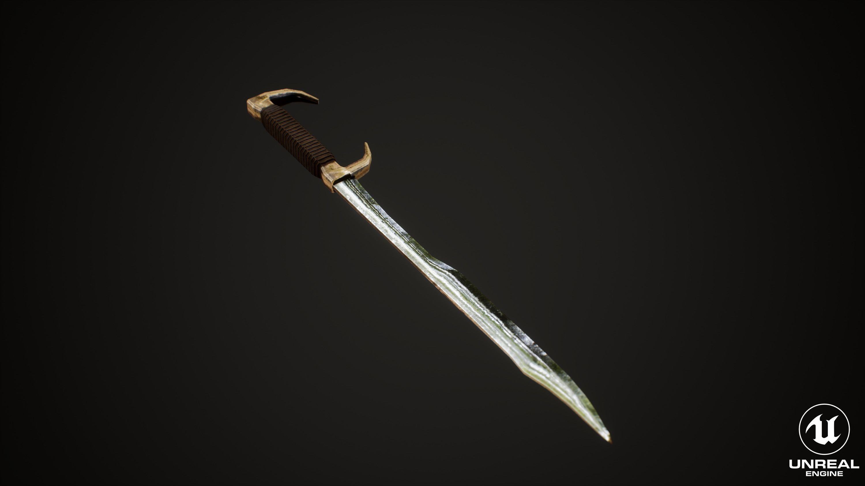 Spartan Weapon Kit Low-poly 3D model_8