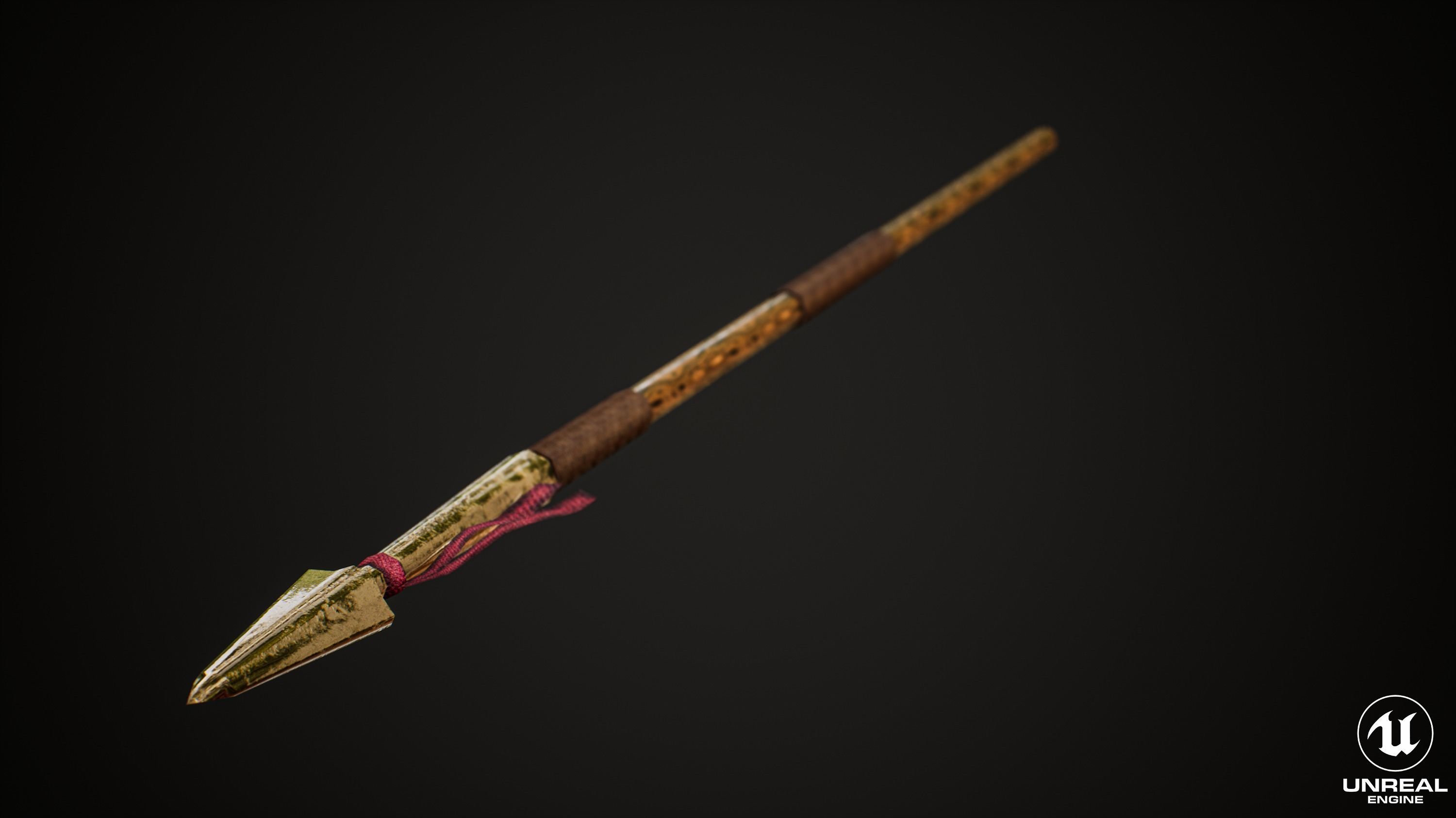 Spartan Weapon Kit Low-poly 3D model_6