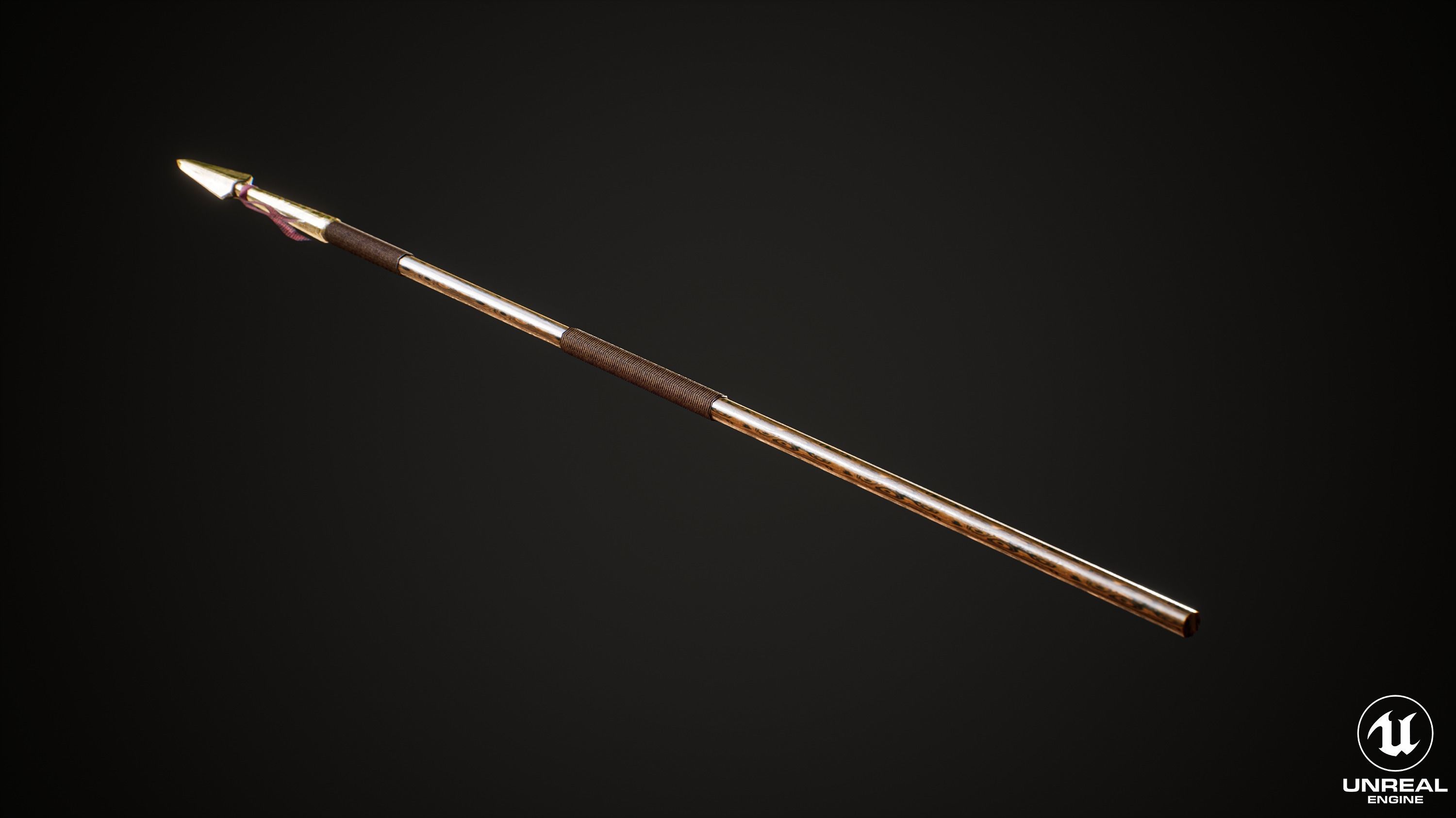 Spartan Weapon Kit Low-poly 3D model_5