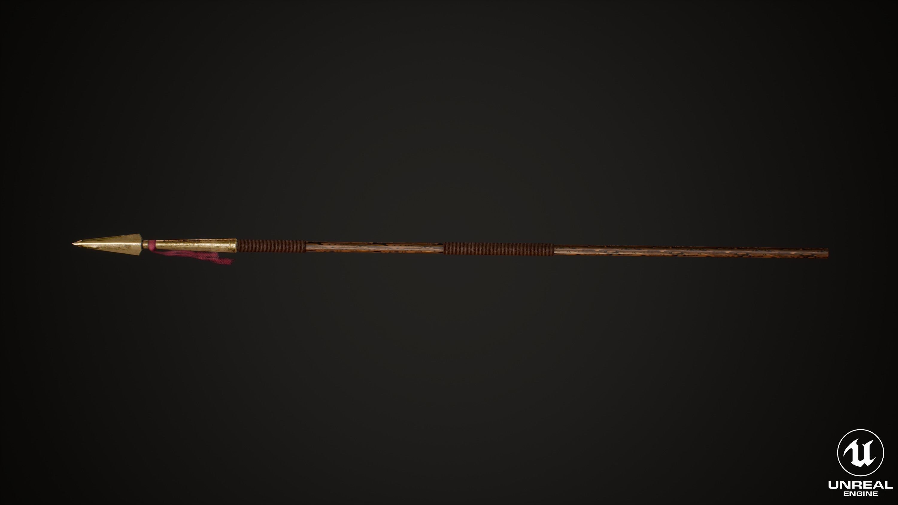 Spartan Weapon Kit Low-poly 3D model_7