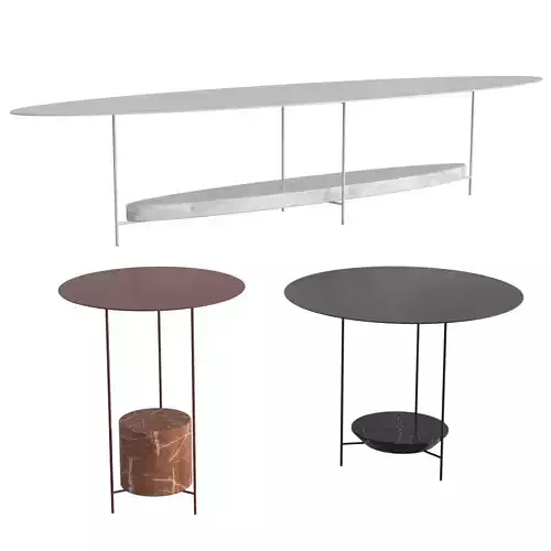 Panna Cotta Table 3D model