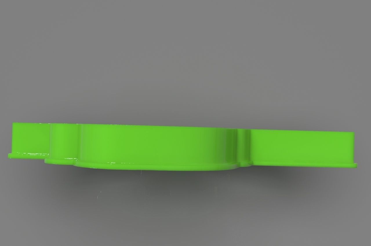 Baby Yoda Head Cookie Cutter X Mas 3D print model_2