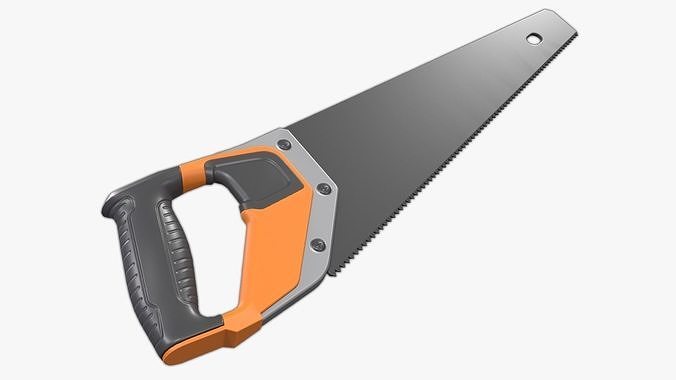 Tooth Saw Low-poly 3D model