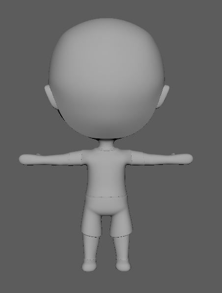 simple character Free 3D model_2