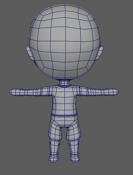 simple character Free 3D model_3