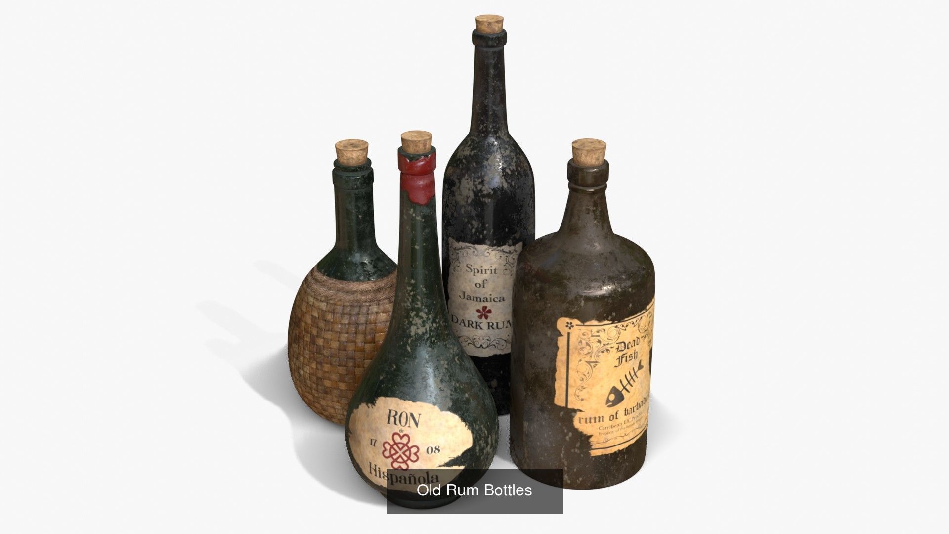 Caribbean Sea 16th Century 3D Model Collection_30