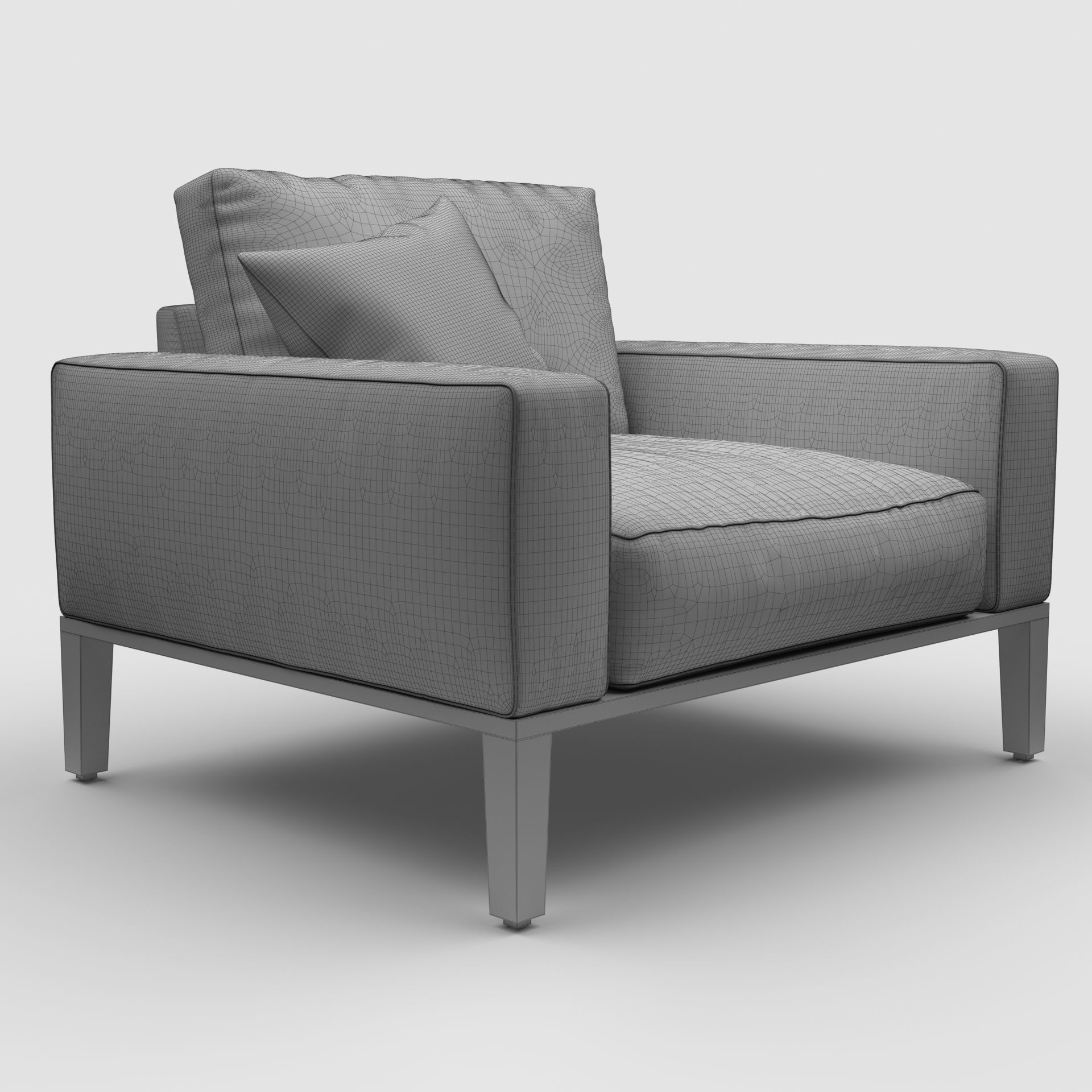 Harbour Outdoor - Balmoral Armchair 3D model_2