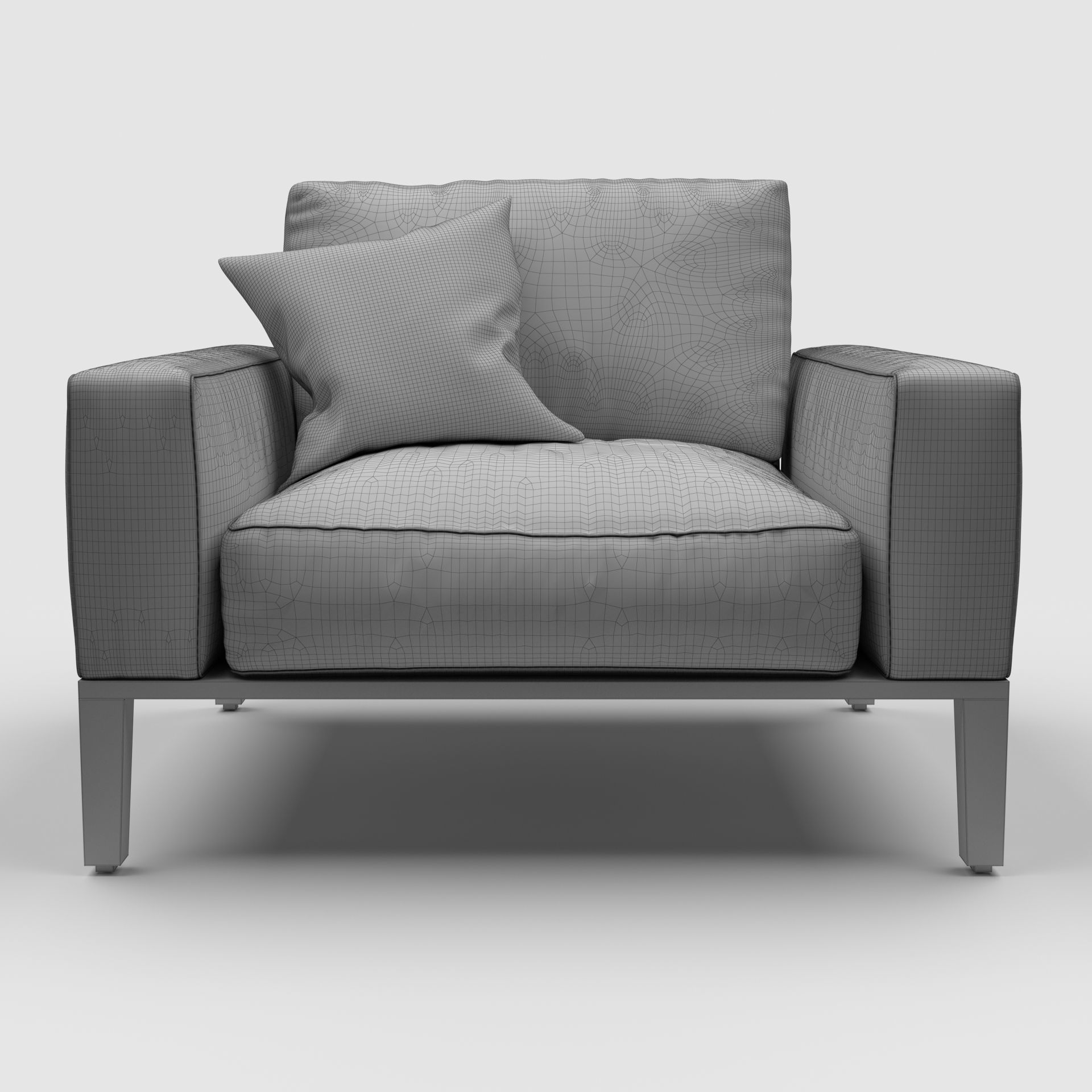 Harbour Outdoor - Balmoral Armchair 3D model_3