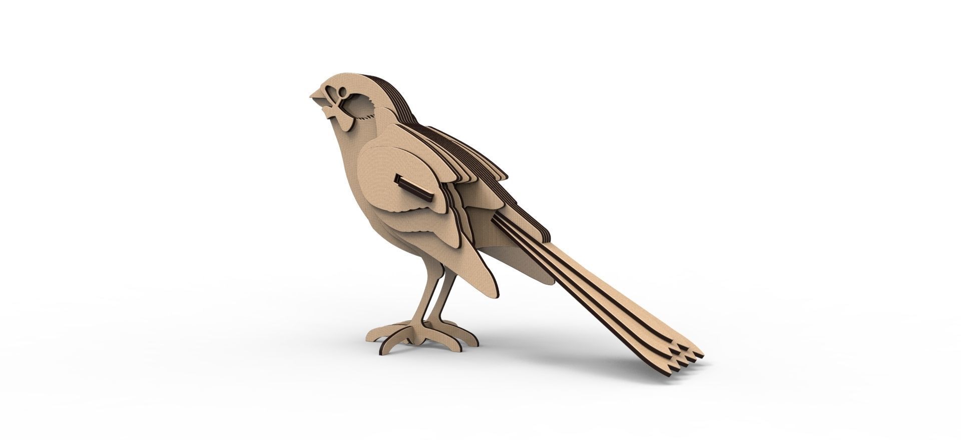 BIRD PUZZLE 3D 3D model_8