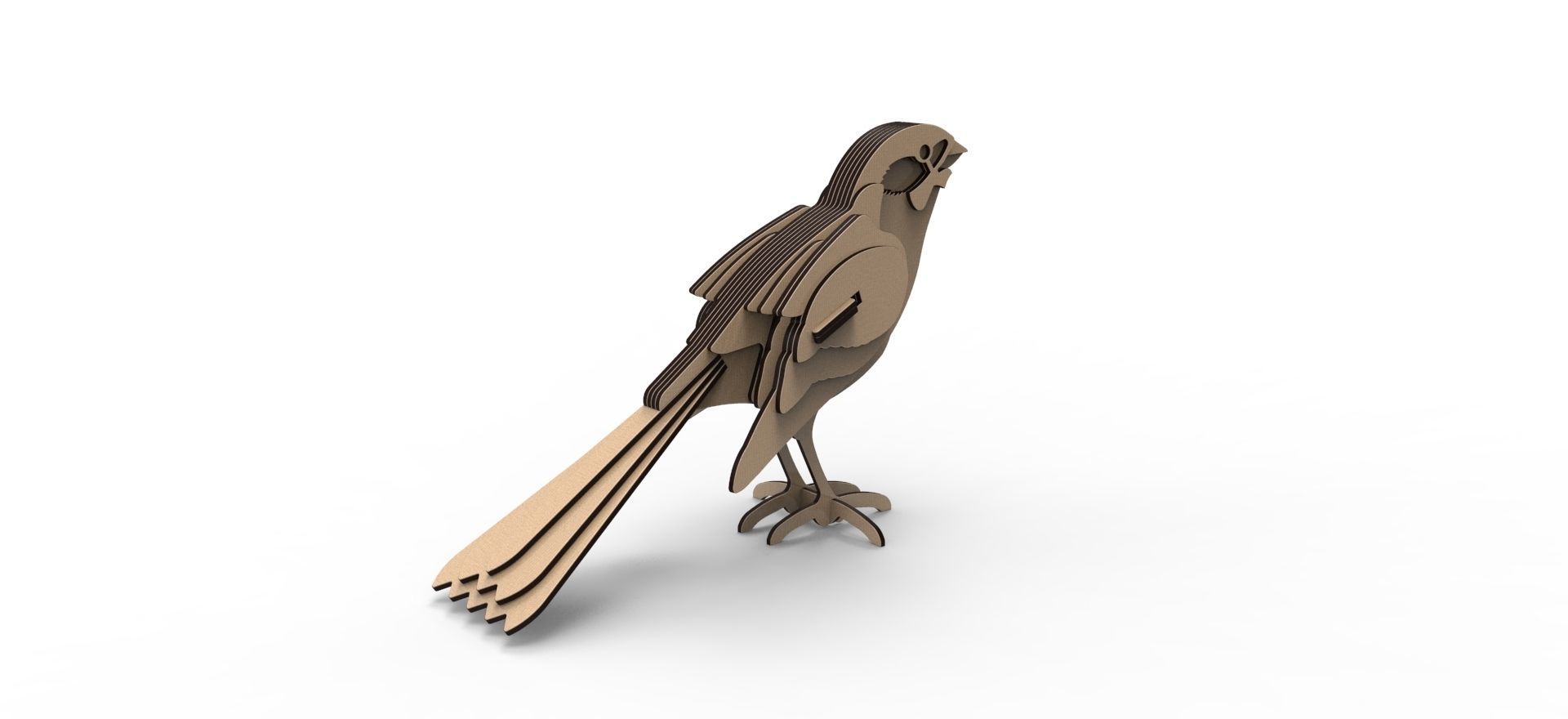 BIRD PUZZLE 3D 3D model_5