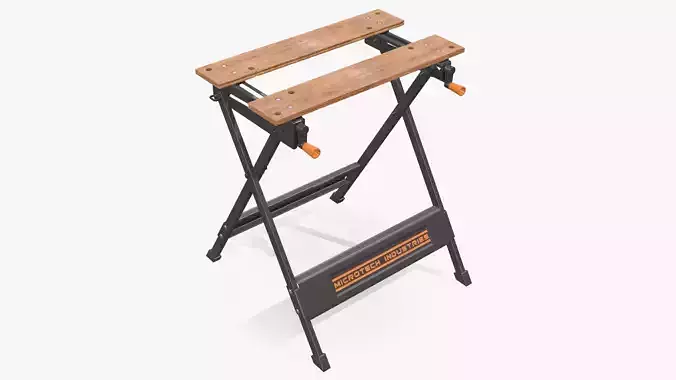 Workbench Low-poly 3D model