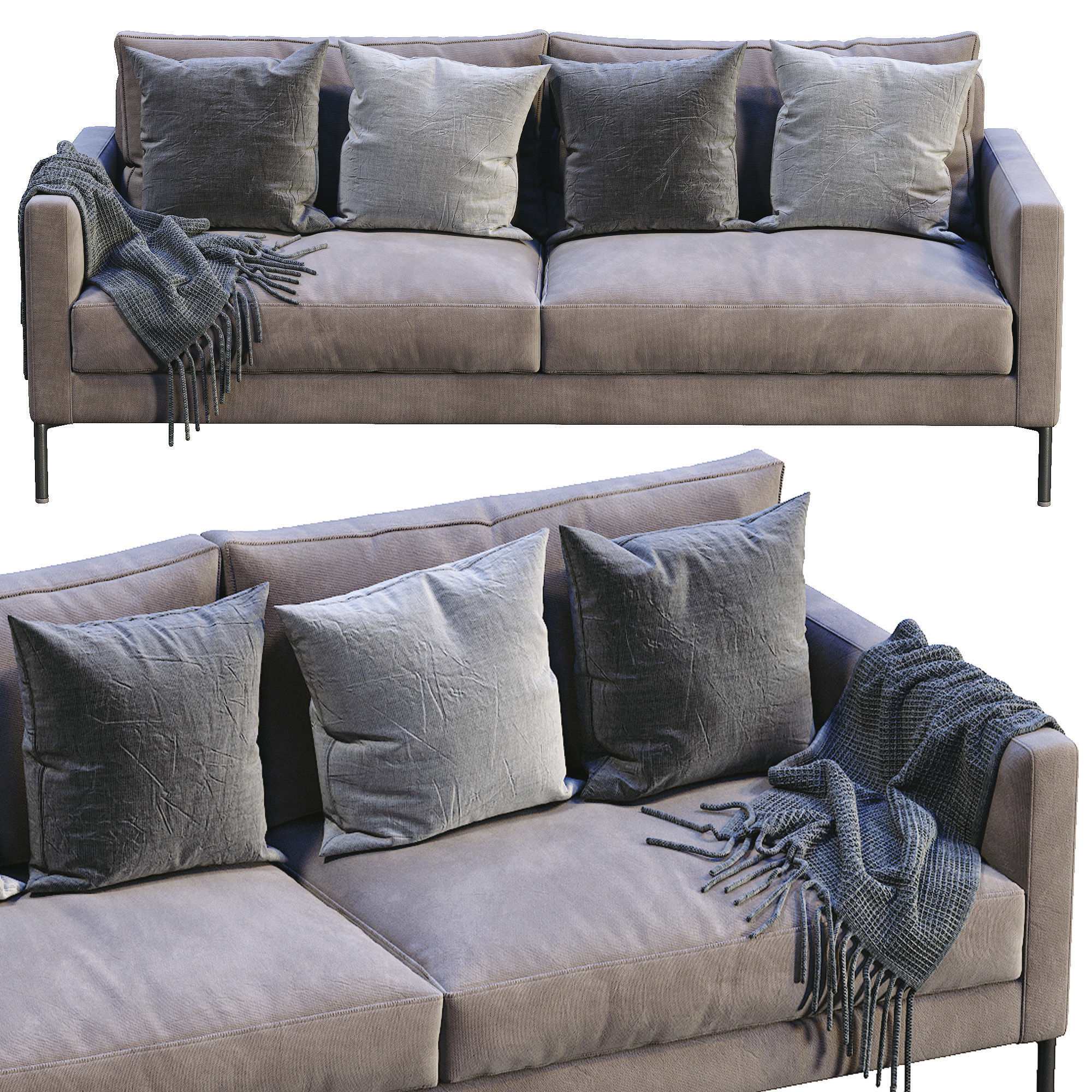 Interface Sofa LUCA 3D model_1