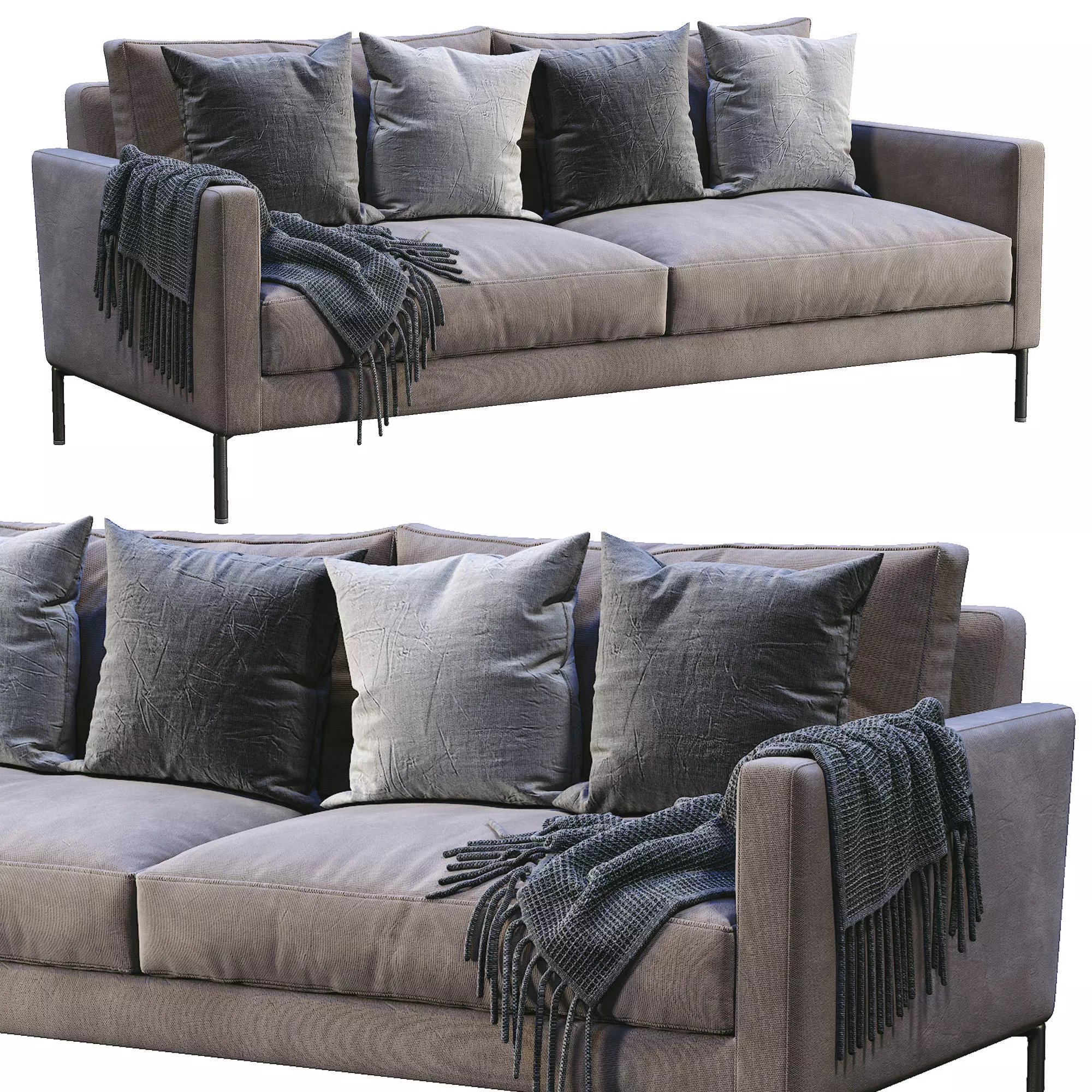 Interface Sofa LUCA 3D model_0