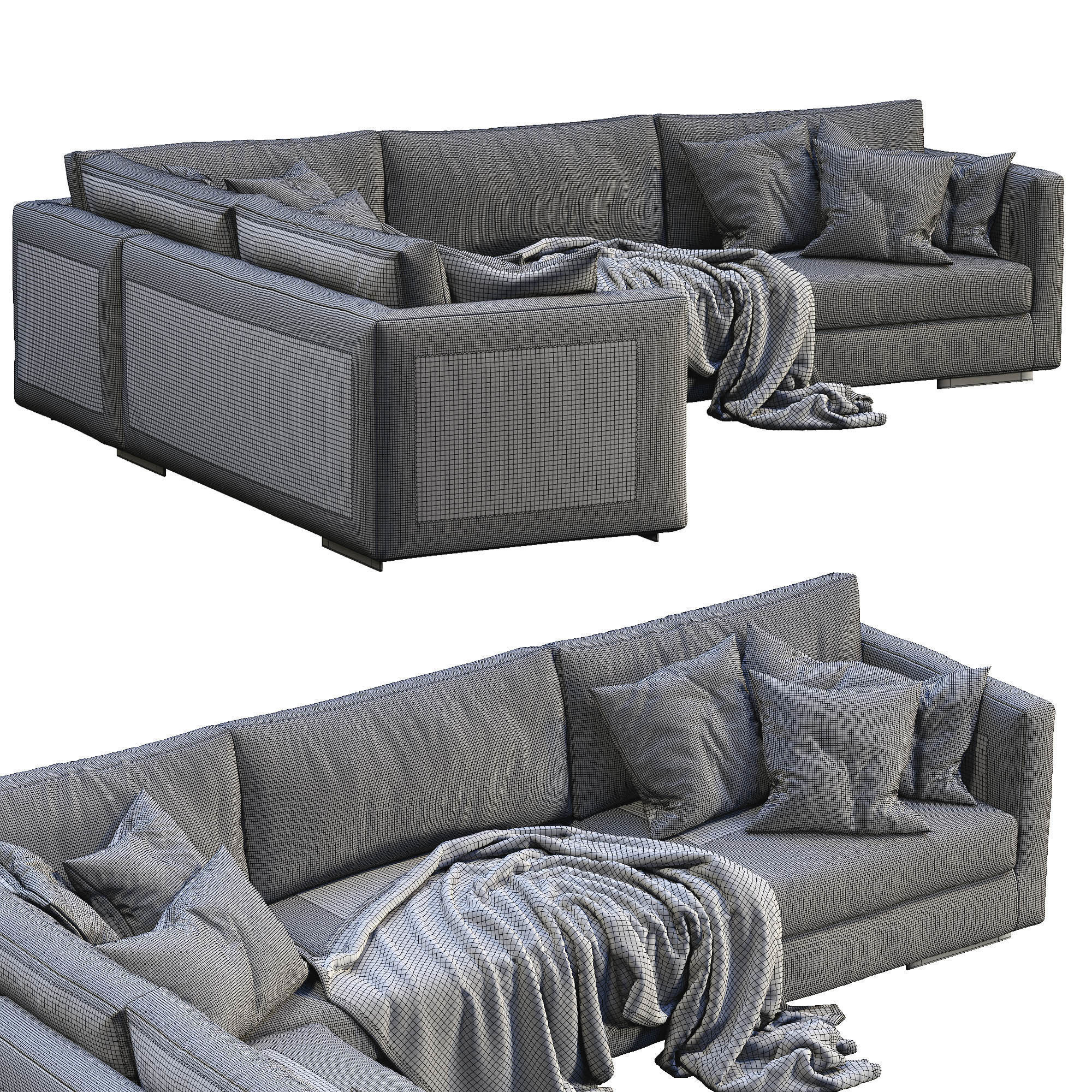 Flexform Sofa MAGNUM 3D model_4