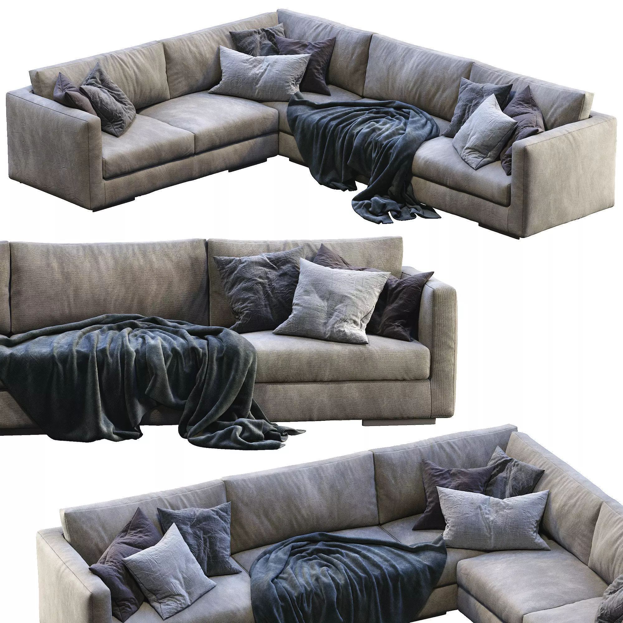 Flexform Sofa MAGNUM 3D model_0