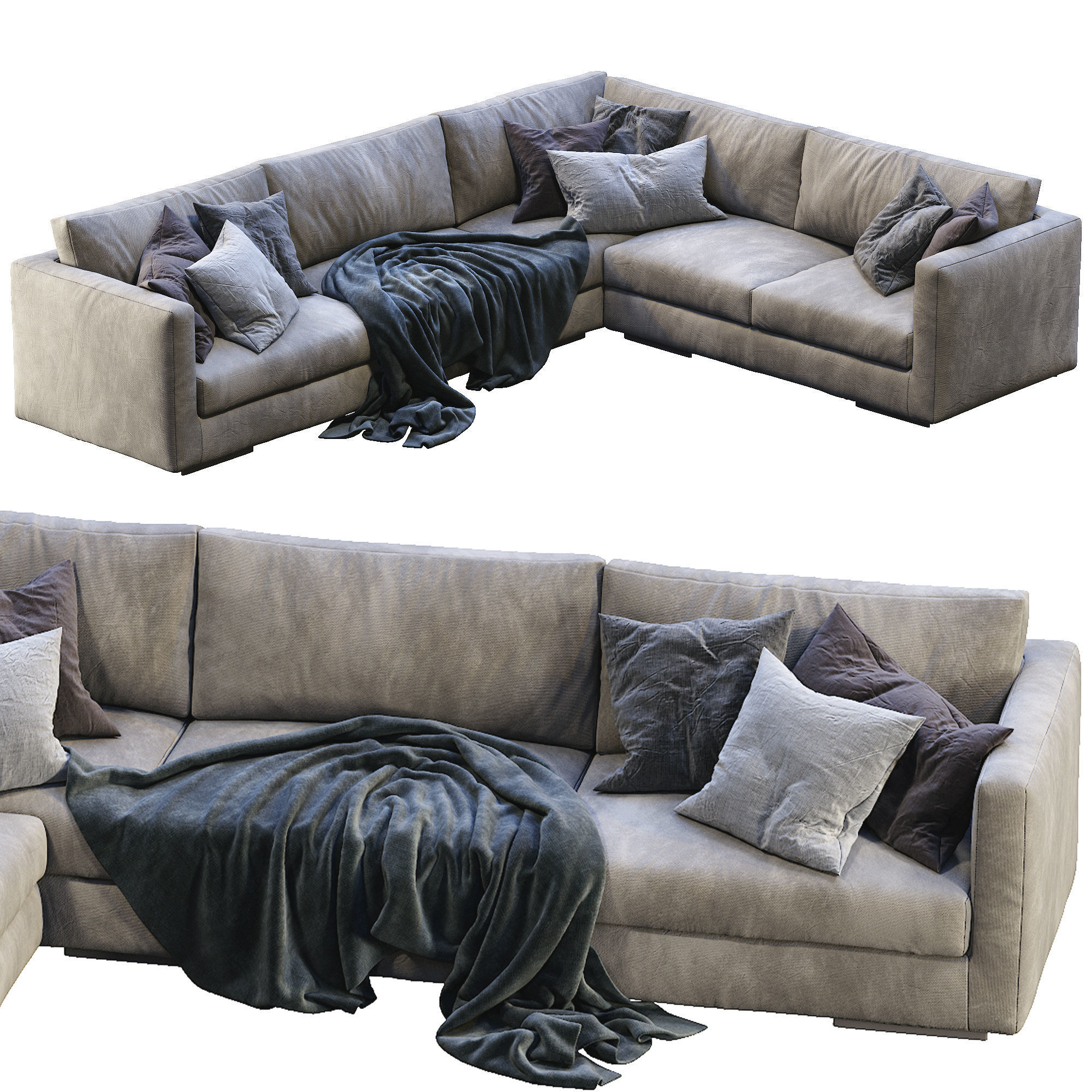 Flexform Sofa MAGNUM 3D model_3
