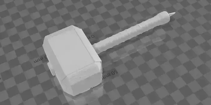 Thor hammer  3D print model