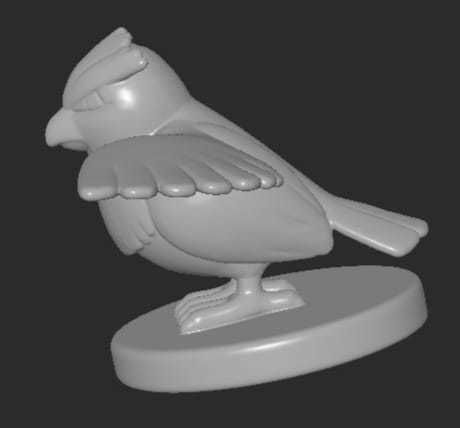 MakeIT Pokemon Pidgey 3D model_1
