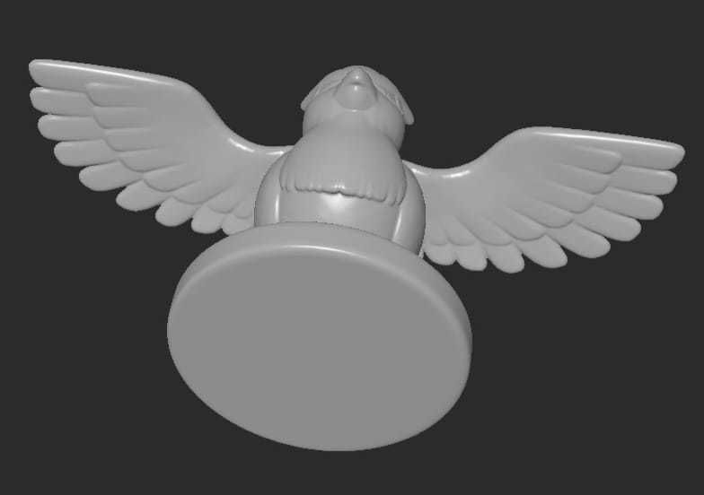 MakeIT Pokemon Pidgey 3D model_6